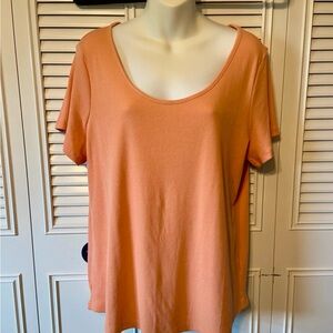Falls Creek Coral Short Sleeve Relaxed Tee